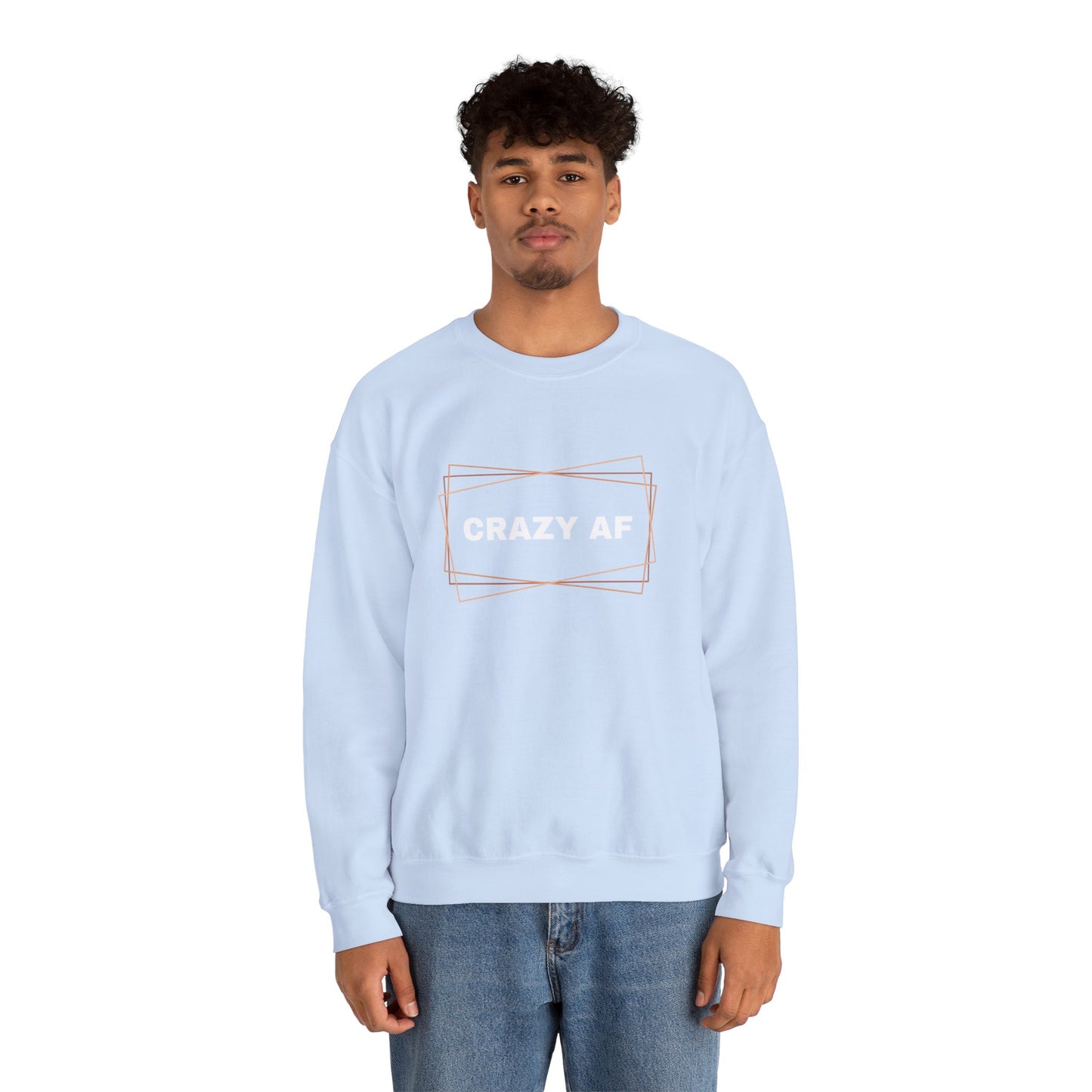 Crewneck Sweatshirt - CRAZY AF - Unisex