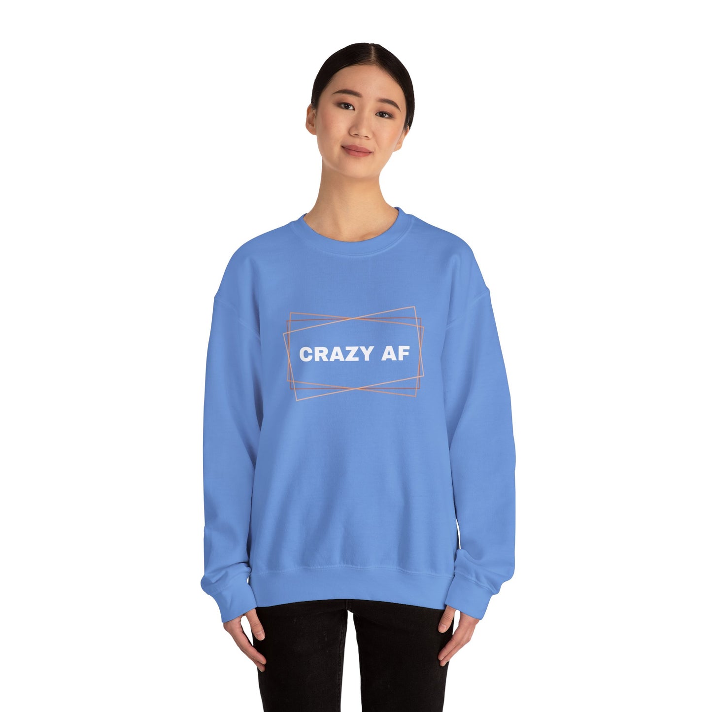 Crewneck Sweatshirt - CRAZY AF - Unisex