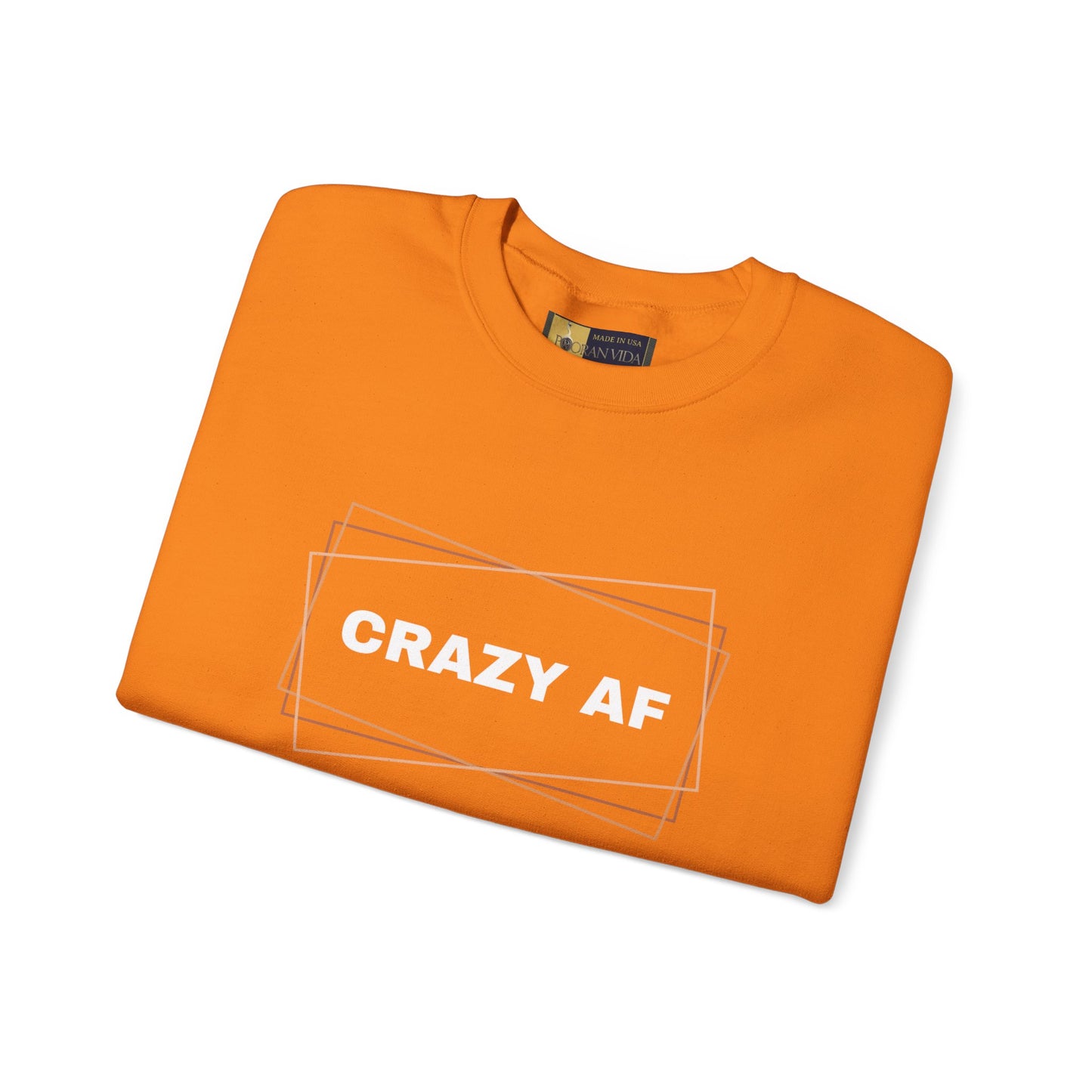 Crewneck Sweatshirt - CRAZY AF - Unisex
