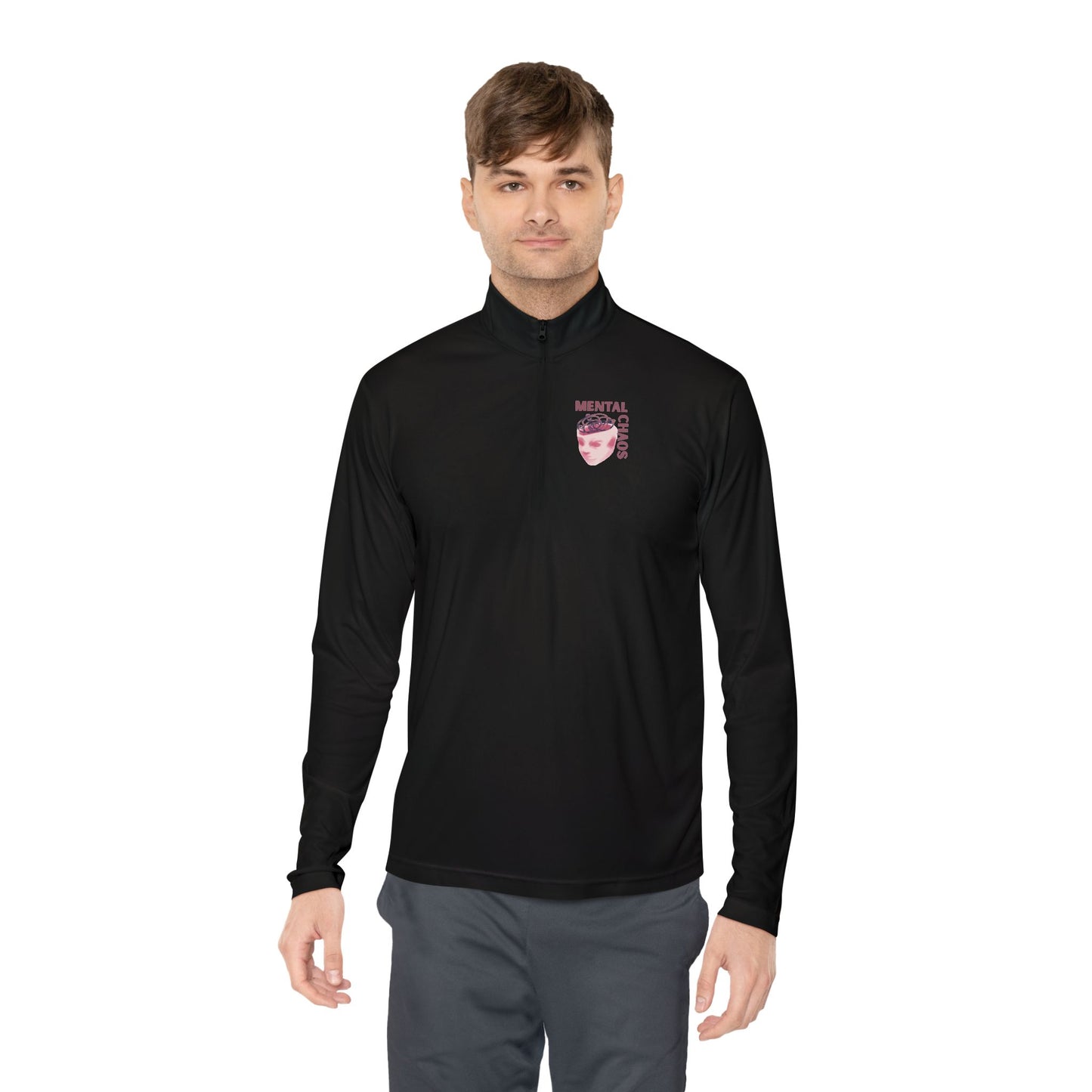 Quarter-Zip Pullover - GOOD VIBES ONLY